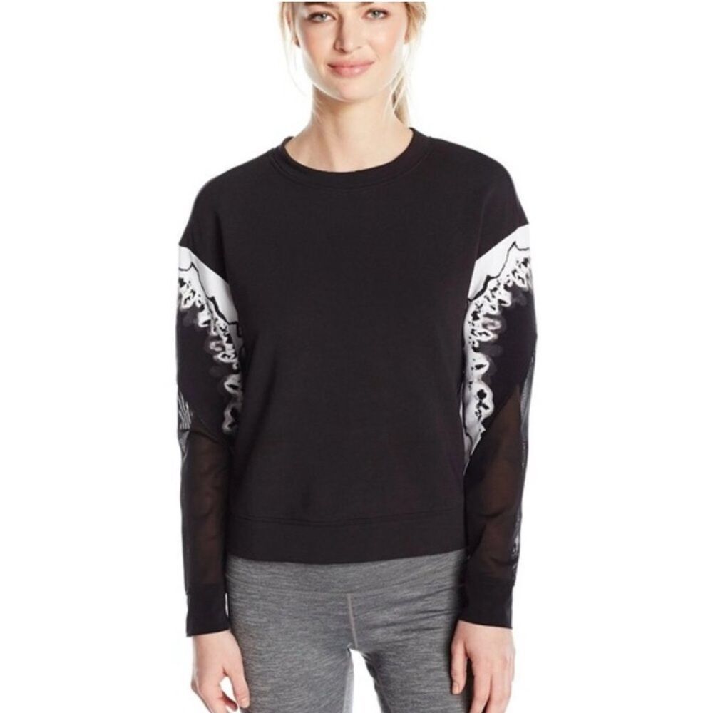 ALO YOGA VERSE LONG SLEEVE TOP Black XS